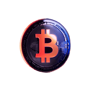 Floating card displaying data visualization of crypto market analytics